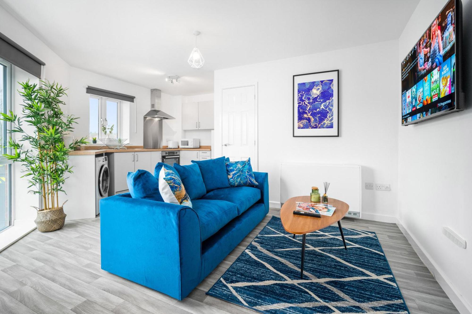 New 2 Bedroom Deluxe Apartment - Parking - Wifi & Netflix - Top Rated - 50C Cradley Heath 外观 照片